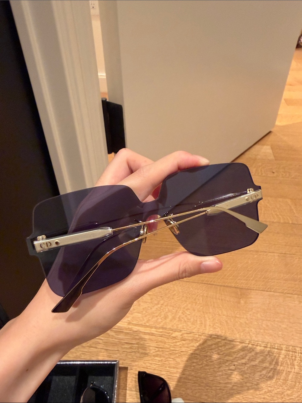 Dior Sunglasses Visor in Blue - Picture 3 of 5